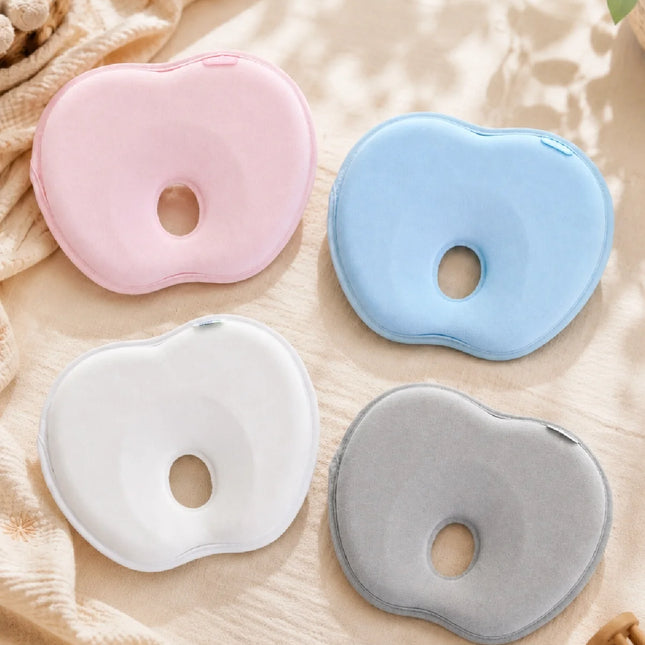 Babyjem Bebek Düz Kafa Yastığı Düz Kafa Engelleyici Yastık Mavi