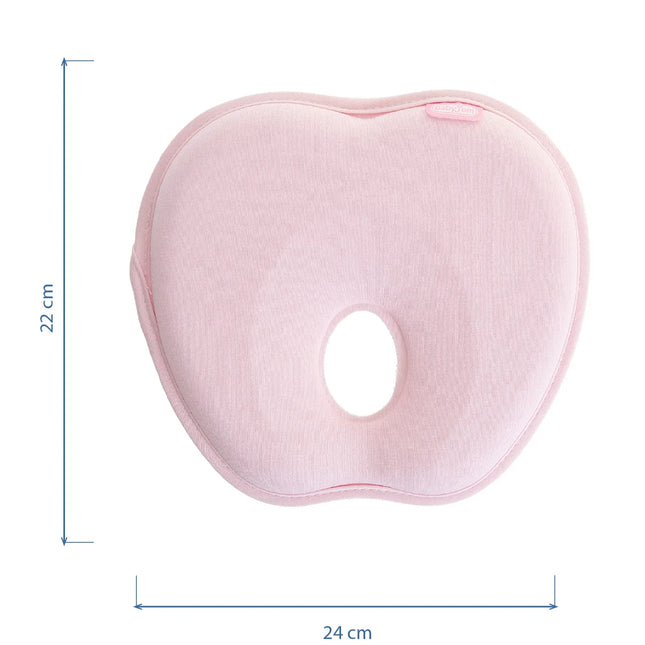 Babyjem Bebek Düz Kafa Yastığı Düz Kafa Engelleyici Yastık Pembe