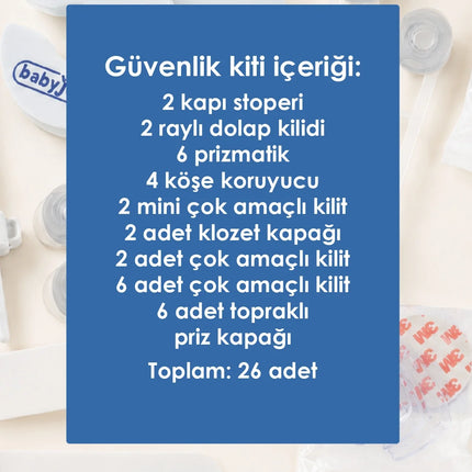 Babyjem Bebek Evde Güvenlik Seti 26 Parça