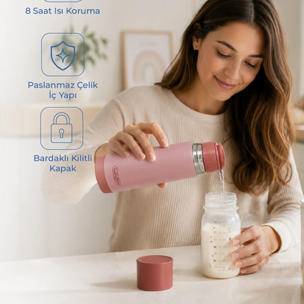 Babyjem Bebek Mama Çelik Termos 400ML