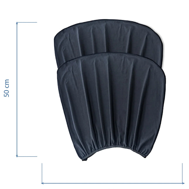 Babyjem Bebek Oto Yan Cam Perdesi Standart - 2 Adet (50x80cm)