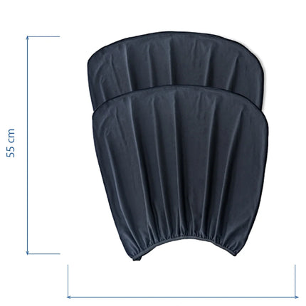 Babyjem Bebek Oto Yan Cam Perdesi Suv Jeep Büyük Boy - 2 Adet (55x90cm)