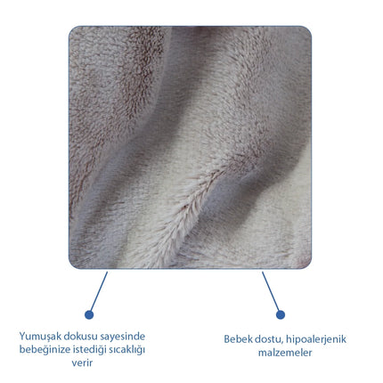 Babyjem Birdy Soft Diş Kaşıyıcılı Uyku Arkadaşım Kahve