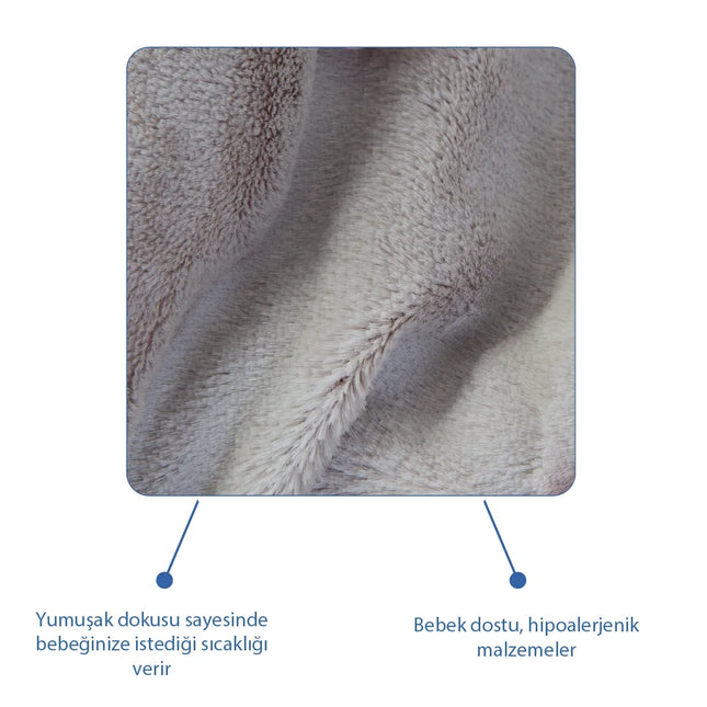 Babyjem Birdy Soft Diş Kaşıyıcılı Uyku Arkadaşım Kahve