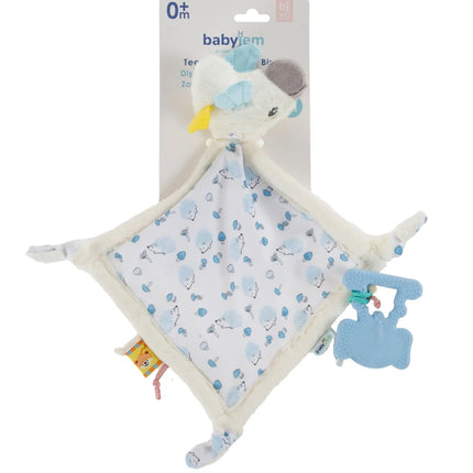 Babyjem Birdy Soft Diş Kaşıyıcılı Uyku Arkadaşım Mavi