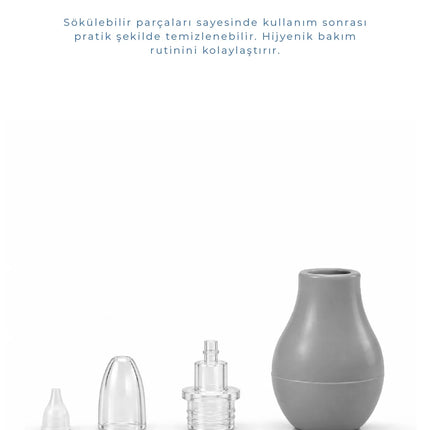 Babyjem Burun Aspiratörü Gri