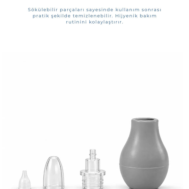 Babyjem Burun Aspiratörü Gri