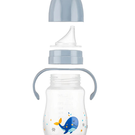 Babyjem Damlatmayan Suluk Alıştırma Bardağı 250 ml Gri