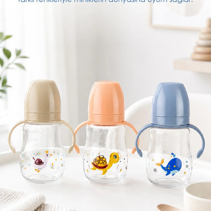 Babyjem Damlatmayan Suluk Alıştırma Bardağı 250 ml Gri
