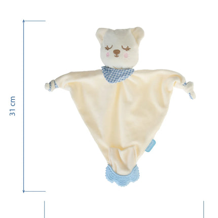 Babyjem Diş Kaşıyıcılı Sevimli Uyku Arkadaşım Mavi