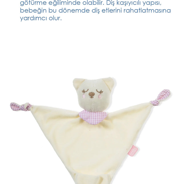 Babyjem Diş Kaşıyıcılı Sevimli Uyku Arkadaşım Pembe