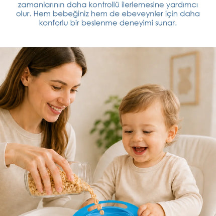 Babyjem Dökülmeyen Tabak - Mavi