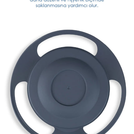 Babyjem Dökülmeyen Tabak Soft Gri