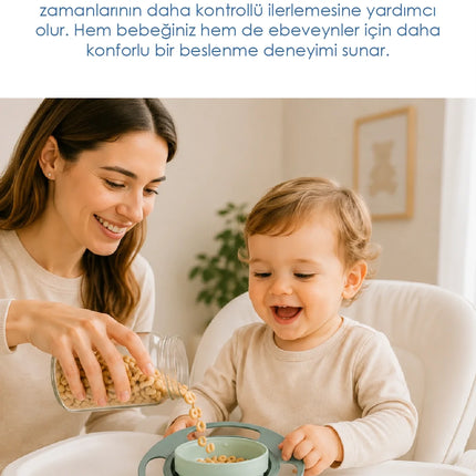 Babyjem Dökülmeyen Tabak Soft Yeşil