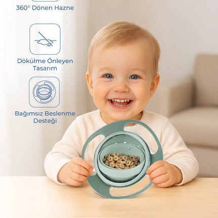 Babyjem Dökülmeyen Tabak Soft Yeşil