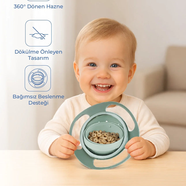 Babyjem Dökülmeyen Tabak Soft Yeşil