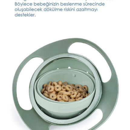 Babyjem Dökülmeyen Tabak Soft Yeşil