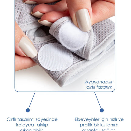 Babyjem Emekleme Dizliği Gri