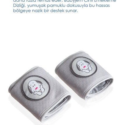 Babyjem Emekleme Dizliği Gri