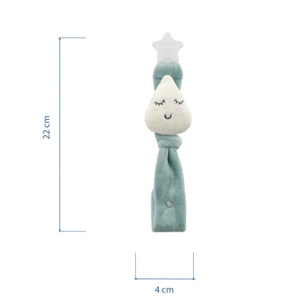 Babyjem Emzik Askısı Damla Desen Yeşil