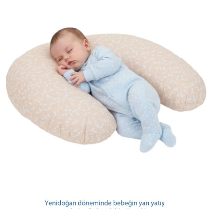 Babyjem Emzirme Ve Destek Minderi Somon Çiçek