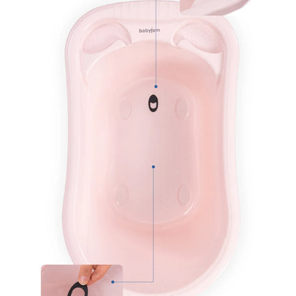 Babyjem Giderli Bebek Banyo Küveti Soft Pembe