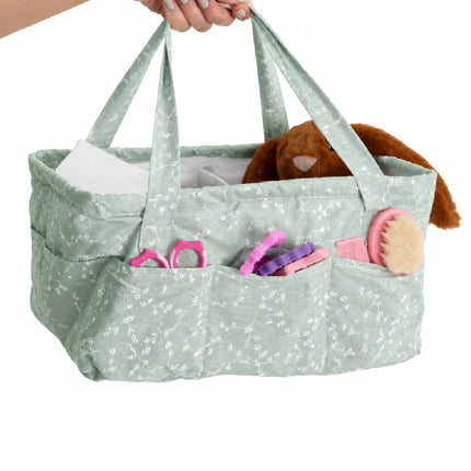 Babyjem Katlamalı Çanta Anne&Bebek Organizer Yeşil Çiçek