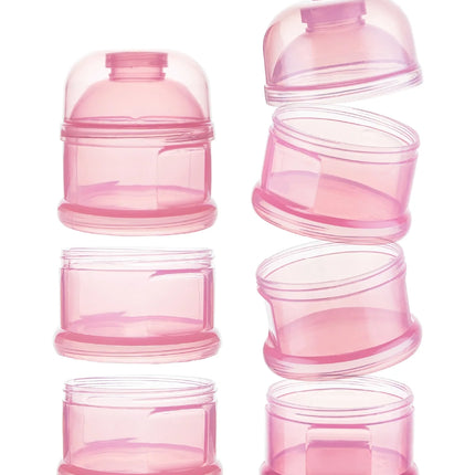 Babyjem Katlı Toz Mama Kabı Pembe