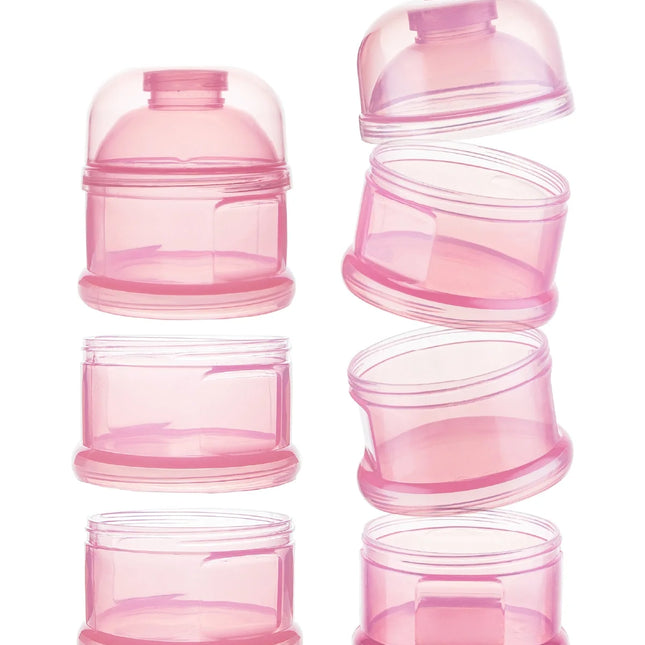 Babyjem Katlı Toz Mama Kabı Pembe