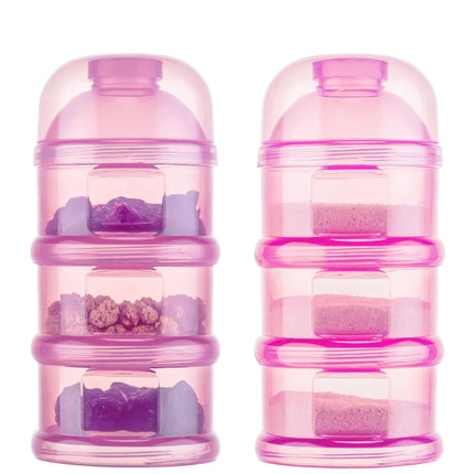 Babyjem Katlı Toz Mama Kabı Pembe
