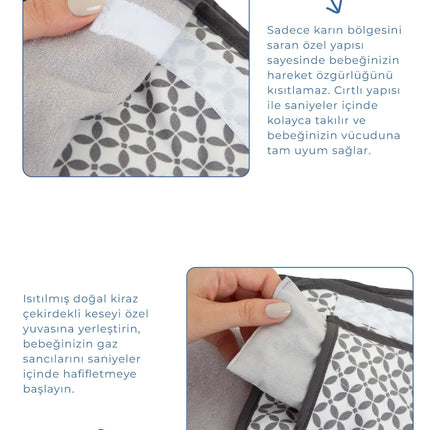 Babyjem Kiraz Çekirdekli Antikolik Yeni Nesil Kundak