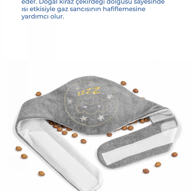 Babyjem Kiraz Çekirdekli Gaz Giderici Kemer - Gri