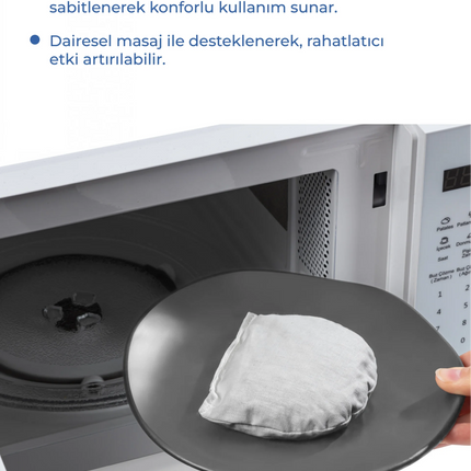 Babyjem Kiraz Çekirdekli Gaz Giderici Kemer - Gri