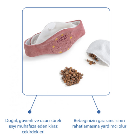 Babyjem Kiraz Çekirdekli Gaz Giderici Kemer - Gül Kurusu