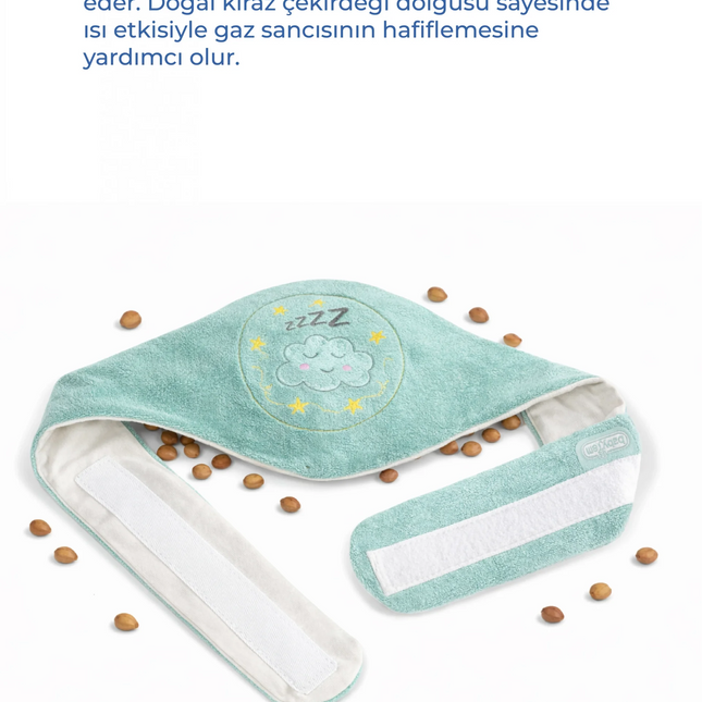 Babyjem Kiraz Çekirdekli Gaz Giderici Kemer - Yeşil