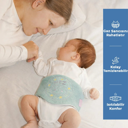Babyjem Kiraz Çekirdekli Gaz Giderici Kemer - Yeşil