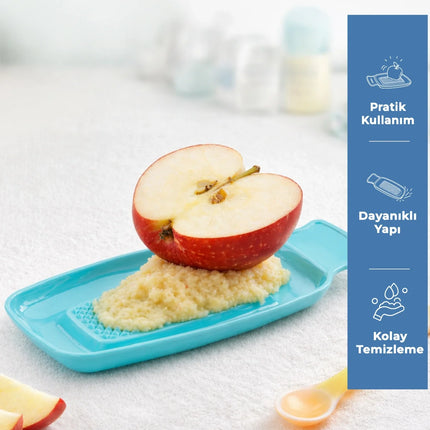 Babyjem Kırılmaz Pratik Bebek Meyve Püre Rendesi Mint
