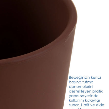 Babyjem Kolay Kavrama Silikon Bardak Mocha