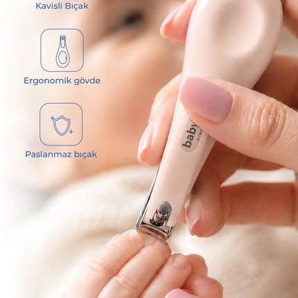 Babyjem Kolay Kavrama Bebek Tırnak Makası Pembe
