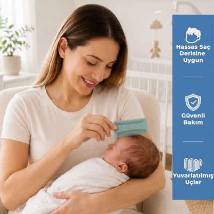 Babyjem Konak Tarağı Soft Mavi