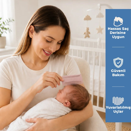 Babyjem Konak Tarağı Soft Pembe