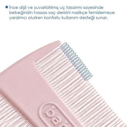 Babyjem Konak Tarağı Soft Pembe