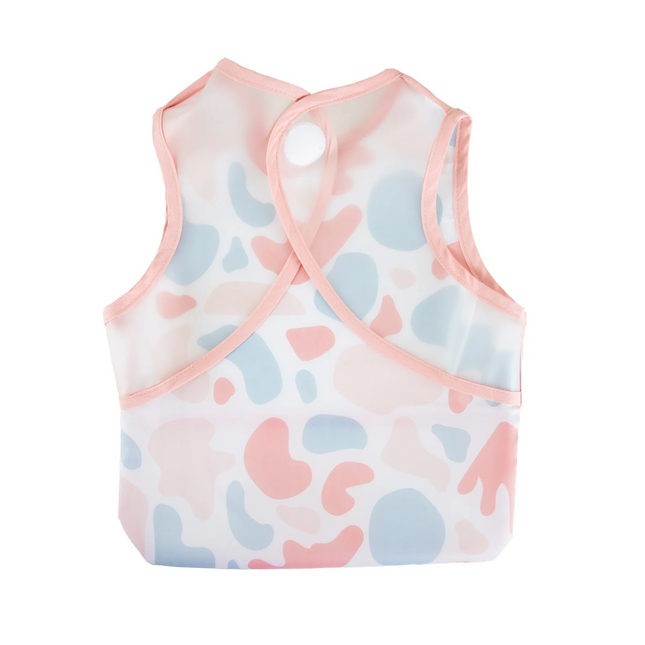 Babyjem Leke Tutmaz Giymeli Mama Önlüğü Pembe Puzzle