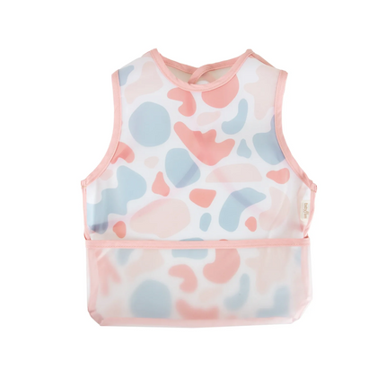 Babyjem Leke Tutmaz Giymeli Mama Önlüğü Pembe Puzzle
