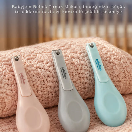 Babyjem Kolay Kavrama Bebek Tırnak Makası Mavi