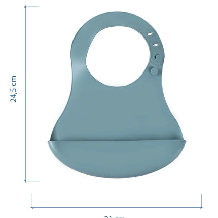 Babyjem Mini Silikon Mama Önlüğü Mint