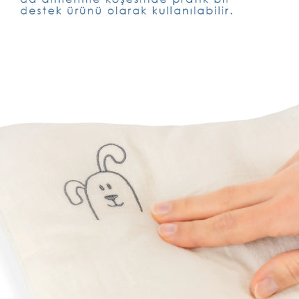 Babyjem Muslin Bebek Uyku Yastığı Ekru