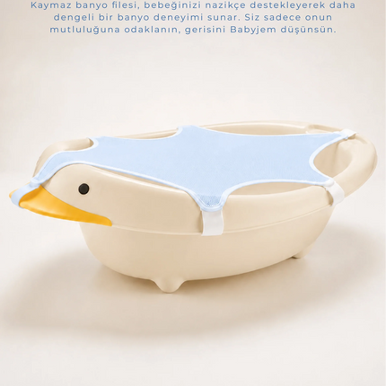 Babyjem Neşeli Ördek Banyo Seti 5 Parça Kum Beji