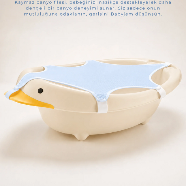 Babyjem Neşeli Ördek Banyo Seti 5 Parça Kum Beji
