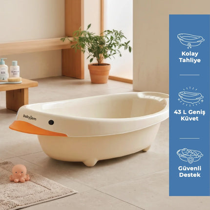 Babyjem Neşeli Ördek Bebek Banyo Küveti Kum Beji